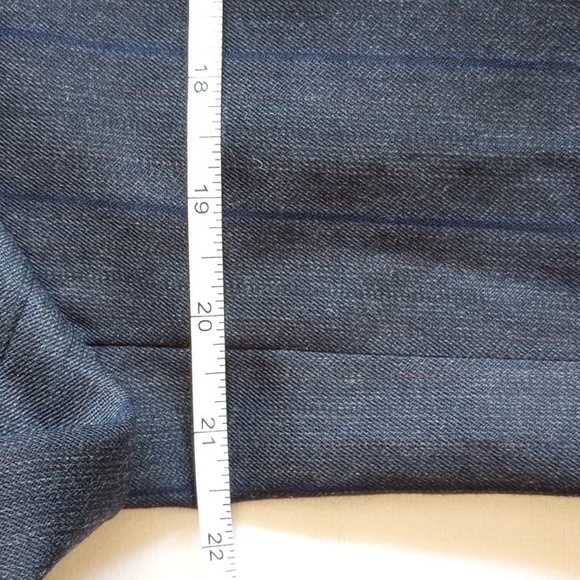NWT Men's Chasteman Suit Blazer Pleated Pants 38R 32x32 Dark Gray Blue Pinstripe - Picture 11 of 14